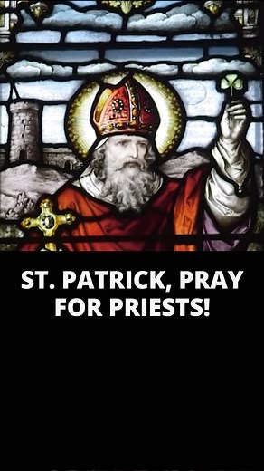 St. Patrick, pray for our priests! . This is an excerpt from “Discovering Patrick: Saint of Ireland,” which you can watch in full at EWTN Ireland’s YouTube channel – just use the link in our bio! . #EWTN #Catholic #Catholicism #CatholicChurch #Irish #Ireland #IrishCatholic #StPatrick #StPatricksDay #StPaddysDay | EWTN