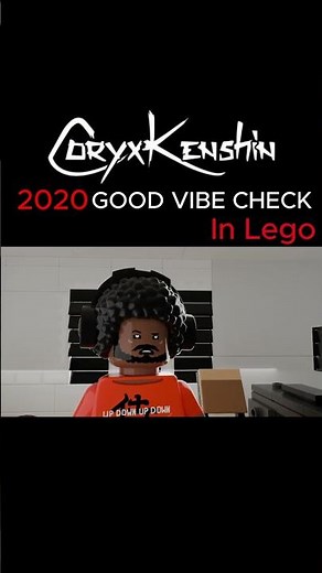 coryxkenshin 2020 good vibe check in LEGO #coryxkenshin #lego #shortsviral