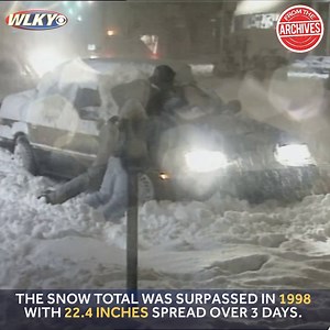 FROM THE ARCHIVES: 25 years ago: 15.9 inches of snow fell in 24 hours and temps fell to more than 20 degrees below zero in the following days... How did you make it through the 1994 blizzard? More on Belski's Blog: https://www.wlky.com/article/belskis-blog-25-year-anniversary-of-louisvilles-big-snow/25921655 | WLKY News