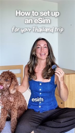 Claudia Woodham | Thailand & South East Asia Travel on Instagram: "Step by step guide on how to install an eSIM ⬇️ You can get 15% off Simify esims by using my code SWC15 😍 And then follow all the instructions in the video to install - it only takes 5 minutes! Comment SIMIFY if you want the link to get an eSIM #simify #esim #travelesim"