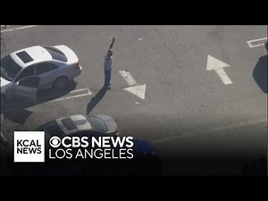 Driver pulls into parking lot and surrenders to police after cross-county pursuit