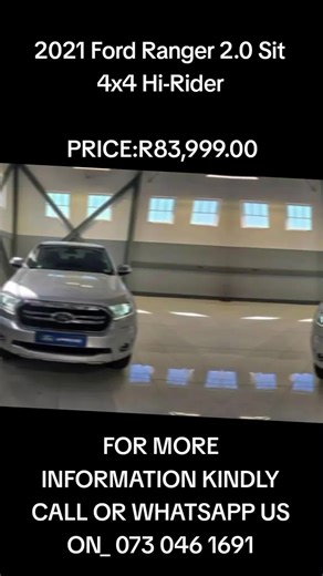 2021 Ford Ranger 2.0 Hi-Rider 4x4 for Sale