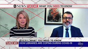 15K views · 85 reactions | Ramiro Salazar, Public Library Association president, has more on how libraries are coping during the COVID-19 pandemic. https://abcn.ws/37iAiz8 "Libraries primarily turned to online programming, as well as promoting access to digital content, digital libraries." | ABC News Live | Facebook