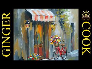 Rainy Day Reflections | Acrylic Painting Tutorial with Ginger Cook