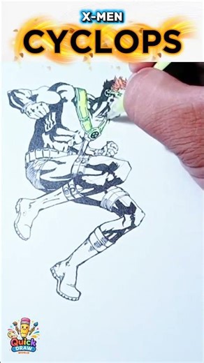 The Ending is CRAZY 🤯 Cyclops X-Men Drawing