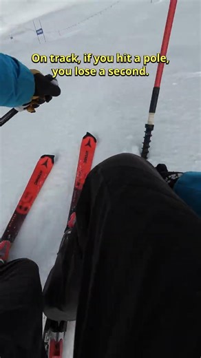Skiing trees vs skiing poles. Skiing on Krvavec series. 63 of ..