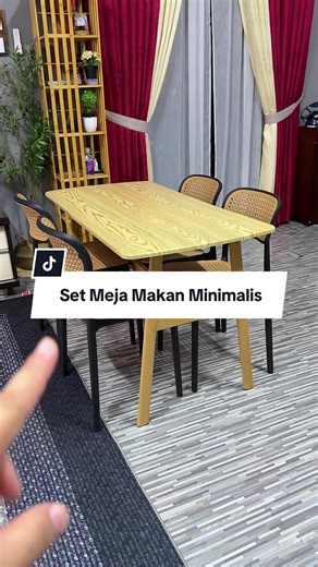 Minimalist Dining Table Set for Modern Homes