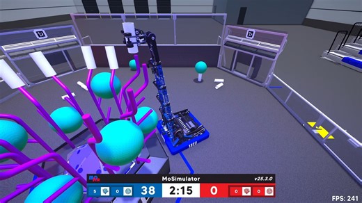 Mosim 1323 240pts FRC 2025 ReefScape