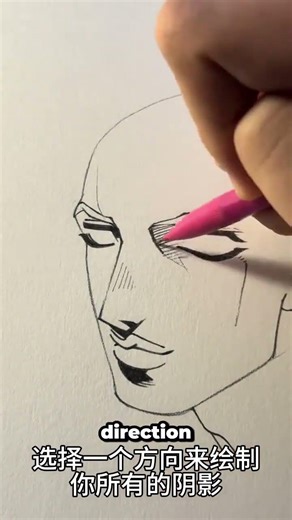 Shadow drawing method#Learn to draw from scratch#Tutorial sharing#Comic#Anime#乔乔