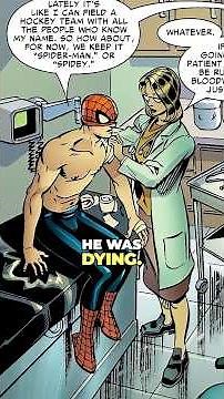 Spiderman is dying...