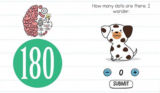Brain Test Level 180 How many dots are there, I wonder