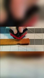 How To Make A Leather Wristlet Keychain In 30 SECONDS! #diy #leatherwork