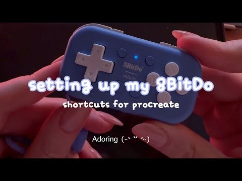 how I setup 8BitDo micro shortcuts with Procreate | how to use the 8BitDo micro with Procreate