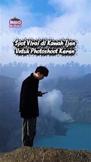 Spot Viral di Kawah Ijen Untuk Photoshoot Keren ↔️ #moment #catatankita #viral #ketika #wisatawan