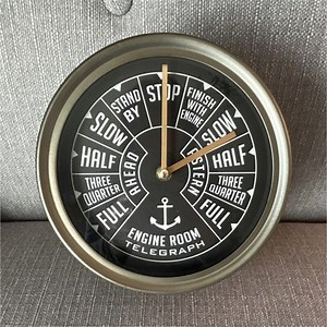 Open Road Brands Ship’s Throttle/Nautical Theme Wall Clock | eBay