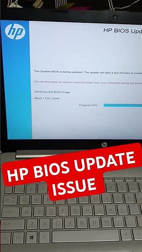 🔥Hp BIOS UPDATE issue laptop restart issue #hp #laptop #tech #repairing #laptoprepair #laptopreview
