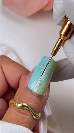 Sunbeam Stripe Nail Art Tutorial | SHELLAC