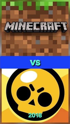 Minectaft VS Brawl Stars 2018 year 🤔🤔🤔 . Comment now!!!