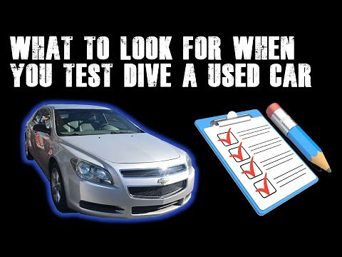 19 Things to Check When Test Driving a Used Car. Watch this before you buy!