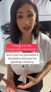 5.1K views · 24 reactions | Changes to Tax Deductible Donations! | Tax Invest Accounting | Facebook