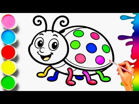 🌈🐞How To Draw A Cute Little Ladybug | Easy Step by Step Drawing Tutorial #86