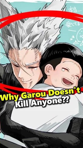 The REAL Reason Garou Doesn't K*ll Heroes❤️ #onepunchman