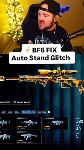 THE Patman on Instagram: "🔥 FIX Stick Forward Sprint Glitch That Makes You Stand When Crawling #battlefield6 #battlefield #bf6 #thepatmanstudios"