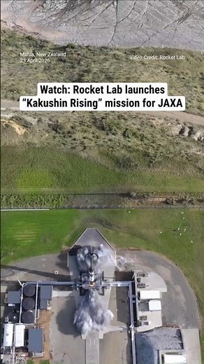 Watch: Rocket Lab Launches “Kakushin Rising” Mission for JAXA