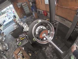 How to polish a drive wheel on JEM wheel polishing machine