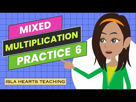 Multiplication Practice for Kids Times Tables Drills - Multiplying Math Facts - Fun Fact Fluency