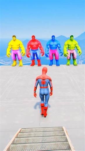 GTA 5 Epic Water Ragdolls Spiderman Jump/Fails Ep 213 #shorts