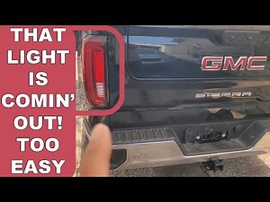 How To Remove/Replace 2022-2026 GMC Sierra Tail Lights. EASY. Driver And Passenger Side.