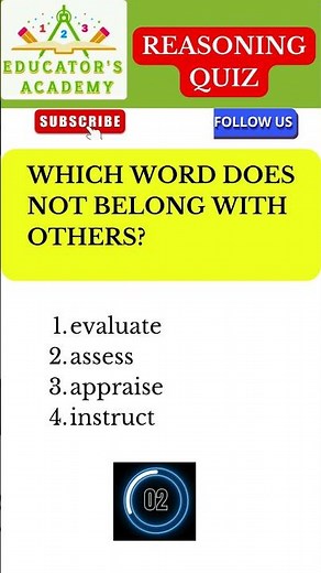 Master Reasoning | Reasoning quiz | Reasoning series | Educators academy