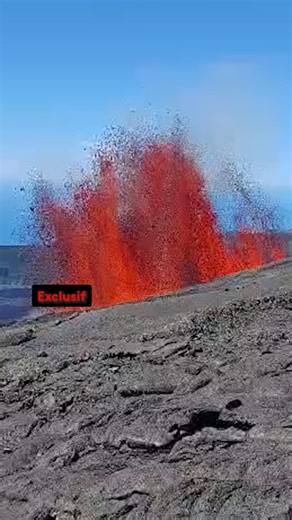 🌋Incroyables images des randonneurs pris dans l’éruption du Piton de la Fournaise | Réunion la 1ère