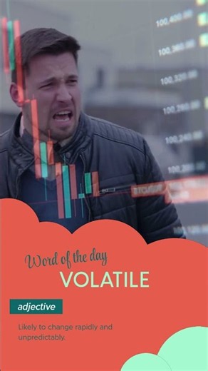 English Vocabulary: VOLATILE | Learn English with Teachmelo #Shorts