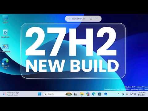 Windows 11 27H2 Build 29553 😱 HUGE Changes You Didn’t Expect! (New Features Breakdown)