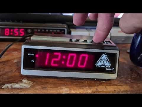 Vintage Timex "Chevrolet Certified" alarm clock model E-1018