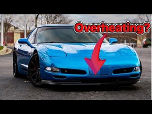 C5 Corvette coolant temps update with new front Splitter/lip
