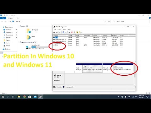 Partition not showing after installing windows 10, windows 11