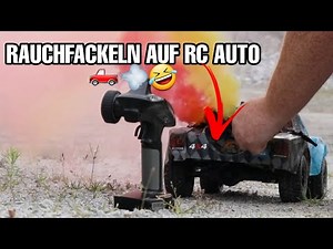 3 Rauchfackeln auf Rc Auto/Er ist wieder Kaputt :D