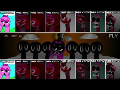 Sprunki PHASE 1-19: Everyone is REPEAT After Phase 9! (Wenda Treatment vs Retake) 😱🔥