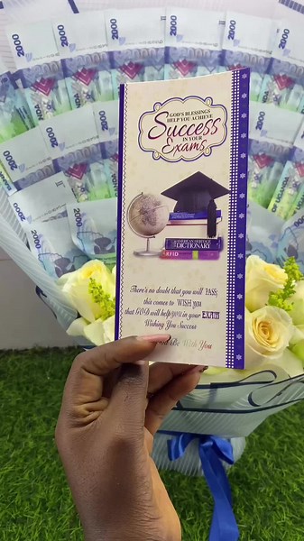 Unique Success Cards for Exams 2022 - Best Designs & Money Bouquet Flowers