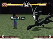 MUGEN - Minecraft Madness - Steve vs Ender Dragon