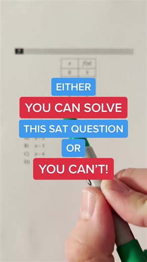 Solving SAT Algebra Questions: Finding Factors of Polynomials