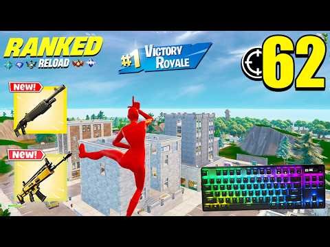 Fortnite ASMR 😴 OG Ranked Reload 🏆 Satisfying Keyboard & Mouse Gameplay | 540 FPS 4K