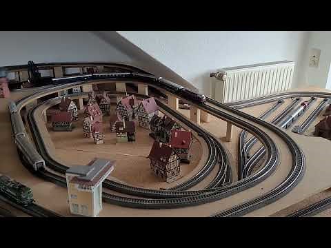 Oldschool Märklin HO Anlage Digital, V200 mit Sound gibt alles, C-Gleis