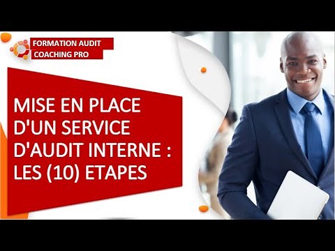 AUDIT INTERNE : MISE EN PLACE D'UN SERVICE D'AUDIT INTERNE - LES ETAPES