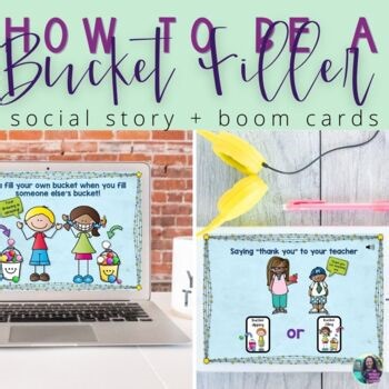 Bucket Filling Game  SEL Boom Cards   Presentation with Sound