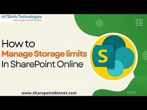 How to Manage SharePoint Storage Limits | Manage SharePoint Storage Limit | SharePoint Storage Limit