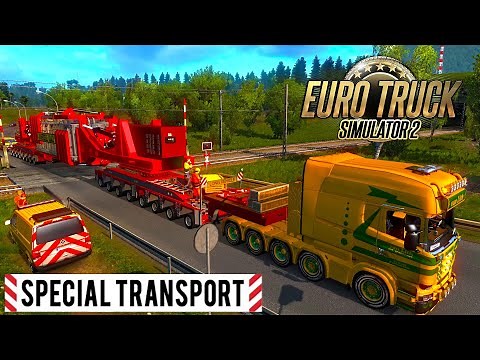 MEGA Transports | 260Ton | Euro truck simulator 2 | Scania truck with Heavy cargo